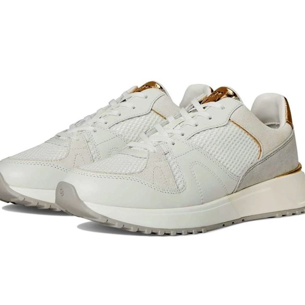 Michael Kors Jaime Trainer Women’s Sneakers – Aluminum Multi Color Casual Shoes